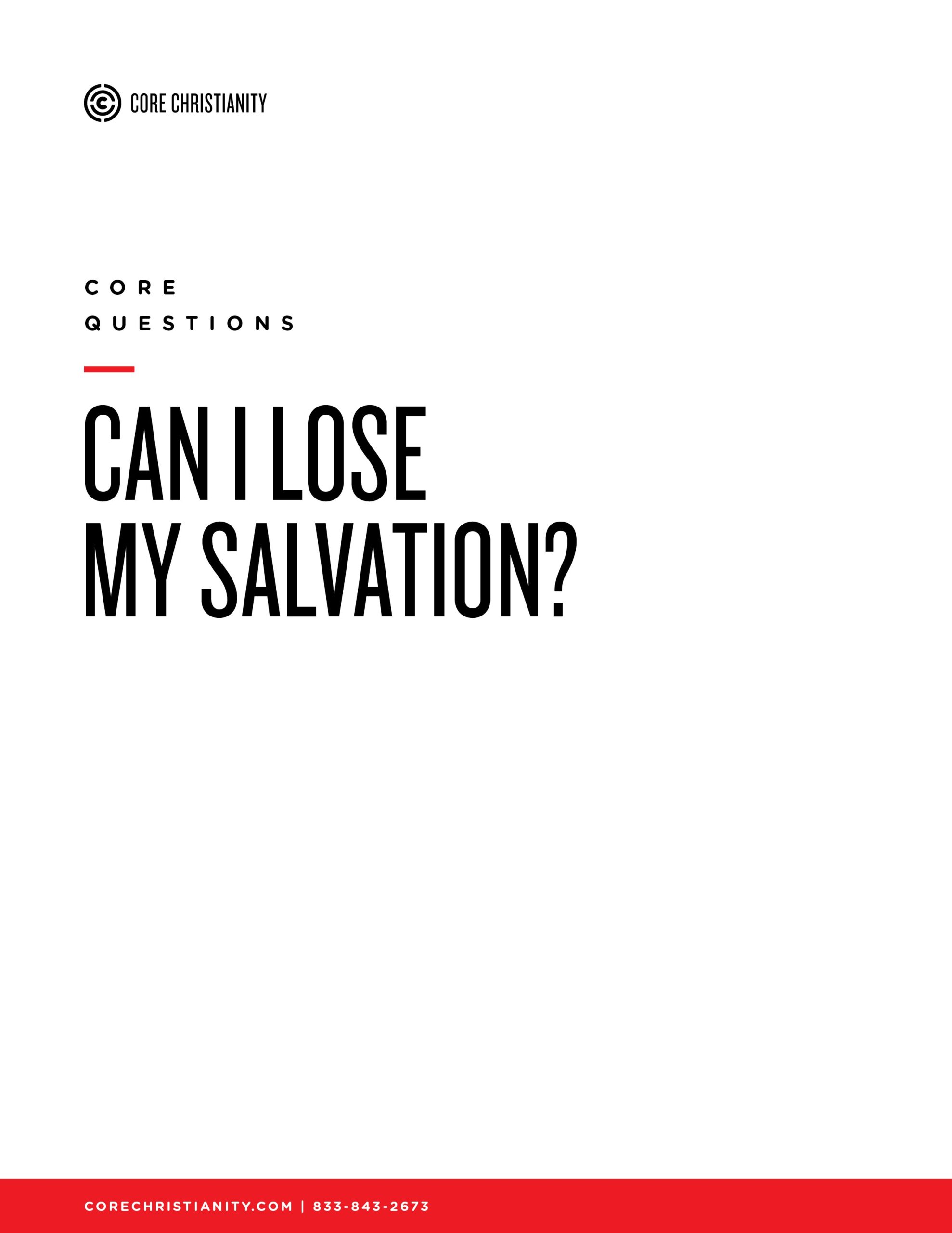 Can I Lose My Salvation
